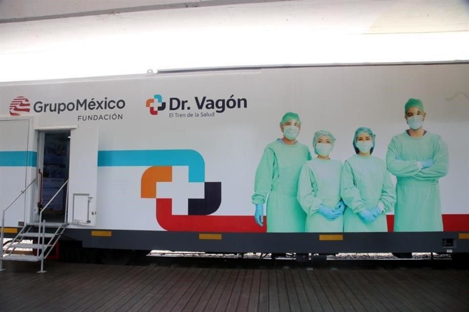 El Dr. Vagón, conocido como El Tren de la Salud, llegó a Jalisco para celebrar 10 años, en los que ha atendido a más de 600 mil personas.
