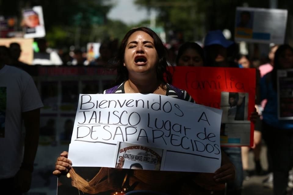 Lamentan que sean las familias de las víctimas las que estén haciendo el trabajo de buscar.