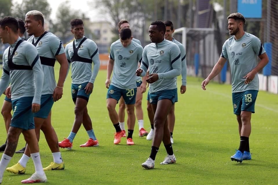 El América sigue entrenando de cara a su duelo ante Necaxa