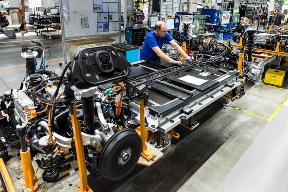 Planta del fabricante de automóviles alemán Volkswagen en Zwickau, al este de Alemania.