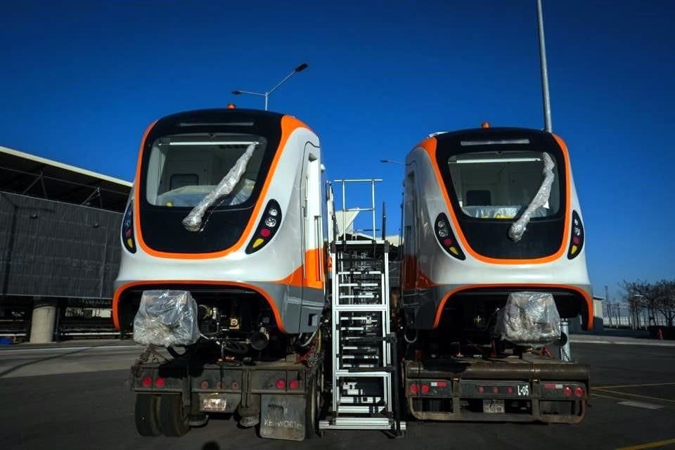 Vagones de la Línea 4 del Tren Ligero.