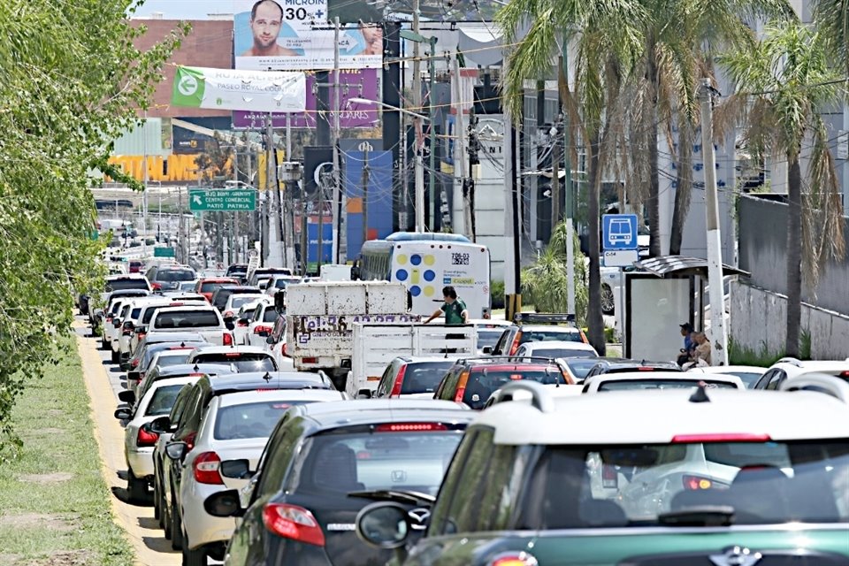 El Ayuntamiento de Zapopan busca descongestionar Avenida Patria.