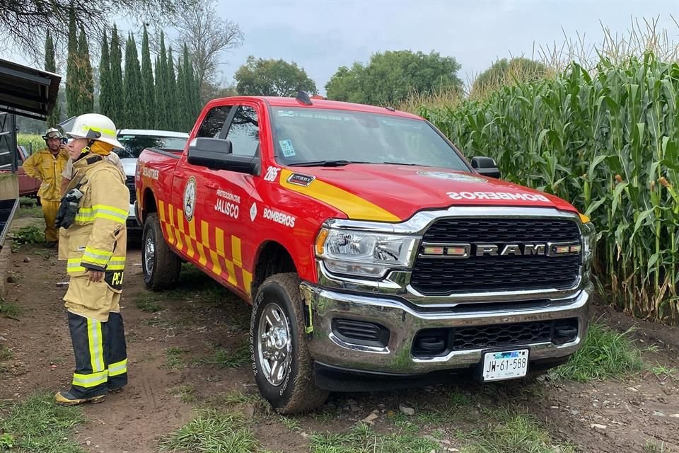 Como el incidente se presentó en una zona de campos agrícolas, donde no hay muchas viviendas aledañas, no hubo evacuación por parte de los equipos de emergencias.