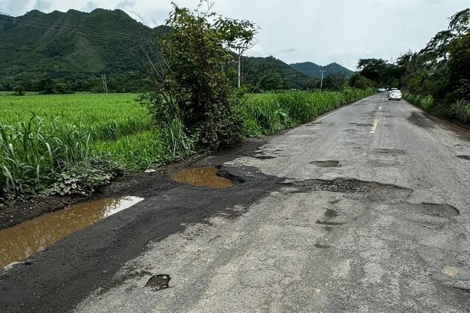 La carretera federal 80 se encuentra en la lista de las que requieren mantenimiento.
