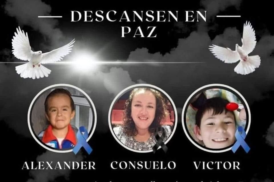 Los cuerpos que la Fiscalía informó que había localizado dentro de un vehículo sí correspondían a María del Consuelo y sus hijos de 5 y 14 años, desaparecidos en Ojuelos de Jalisco.