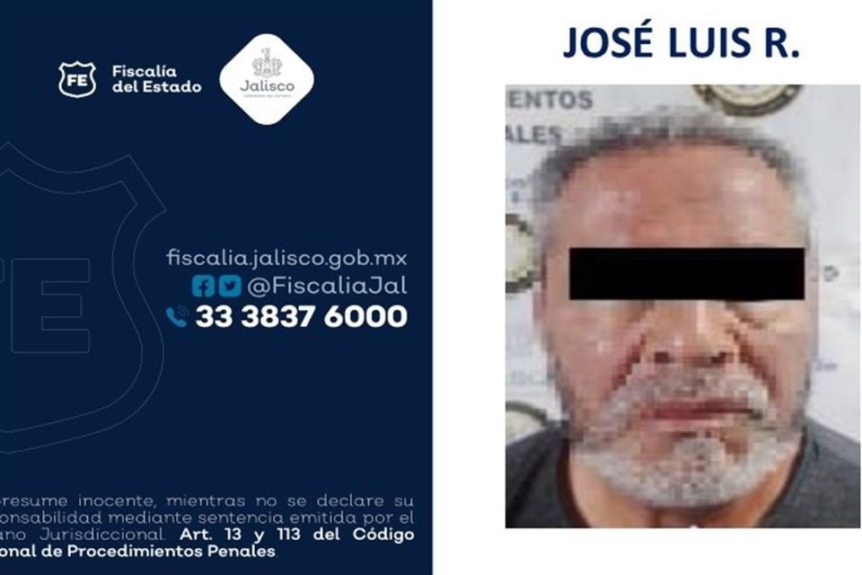 La Fiscalía del Estado identificó a presunto agresor como José Luis 'R', quien se encuentra en el complejo penitenciario de Puente Grande.