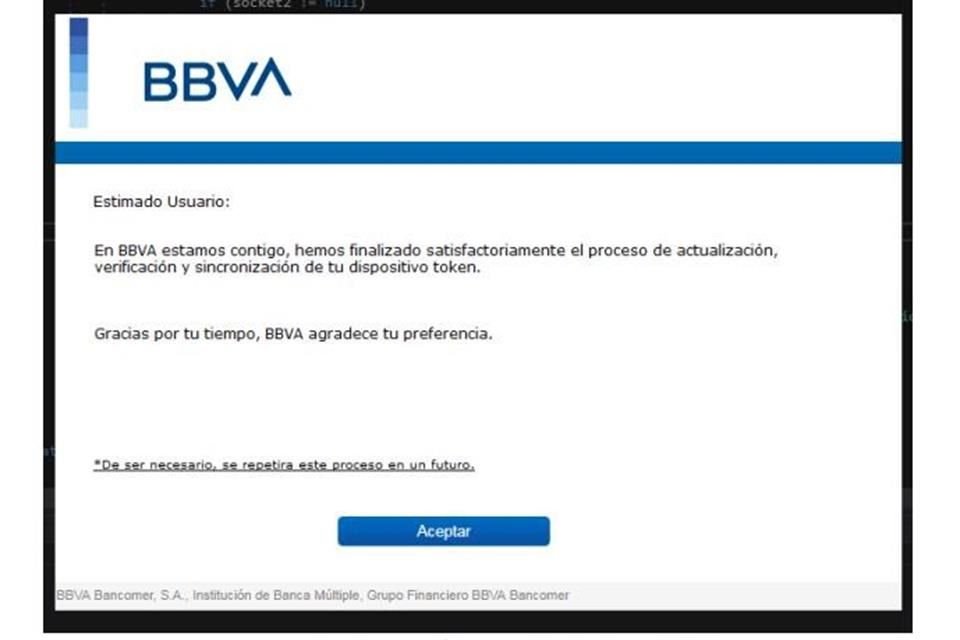 Esta nueva variante de troyano crea formularios falsos que imitan a los principales bancos del País como BBVA.