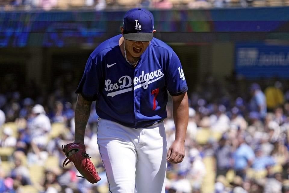 Urías ganó la Serie Mundial con los Dodgers en 2020.