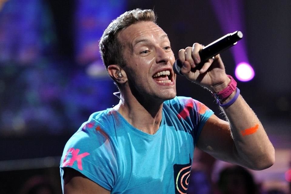 Chris Martin, vocalista de Coldplay.