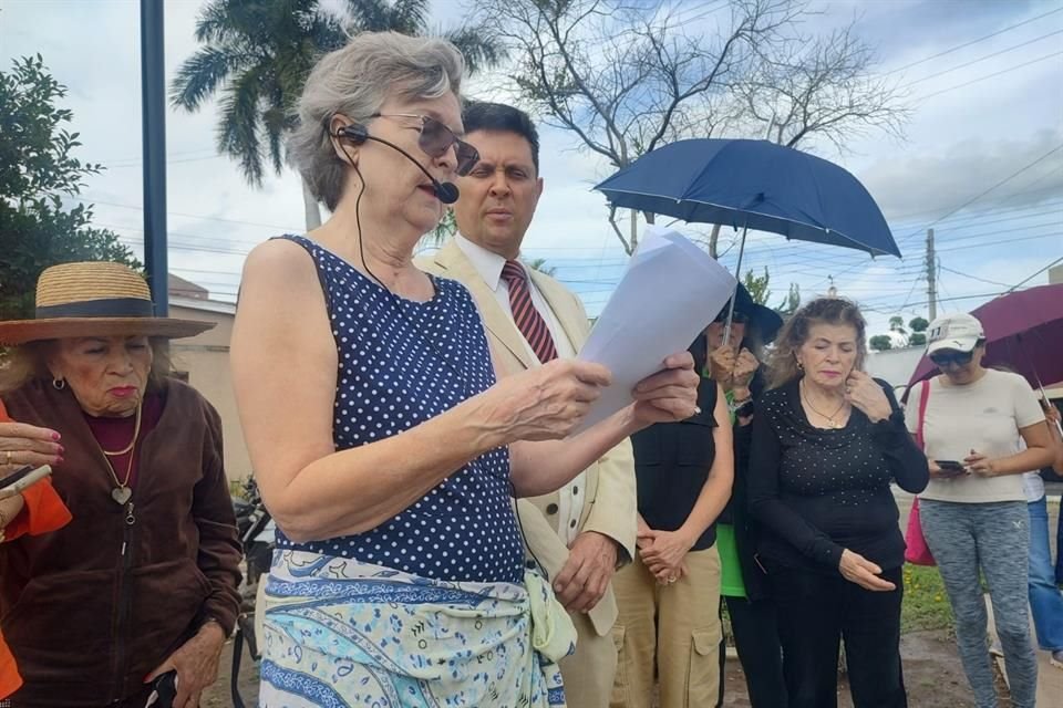 Emma del Carmen Quijada Ceballos busca alertar sobre lo que el despojo que le ocurrió a ella y sus dos hermanas; donde, durante el proceso, una de ellas falleció.