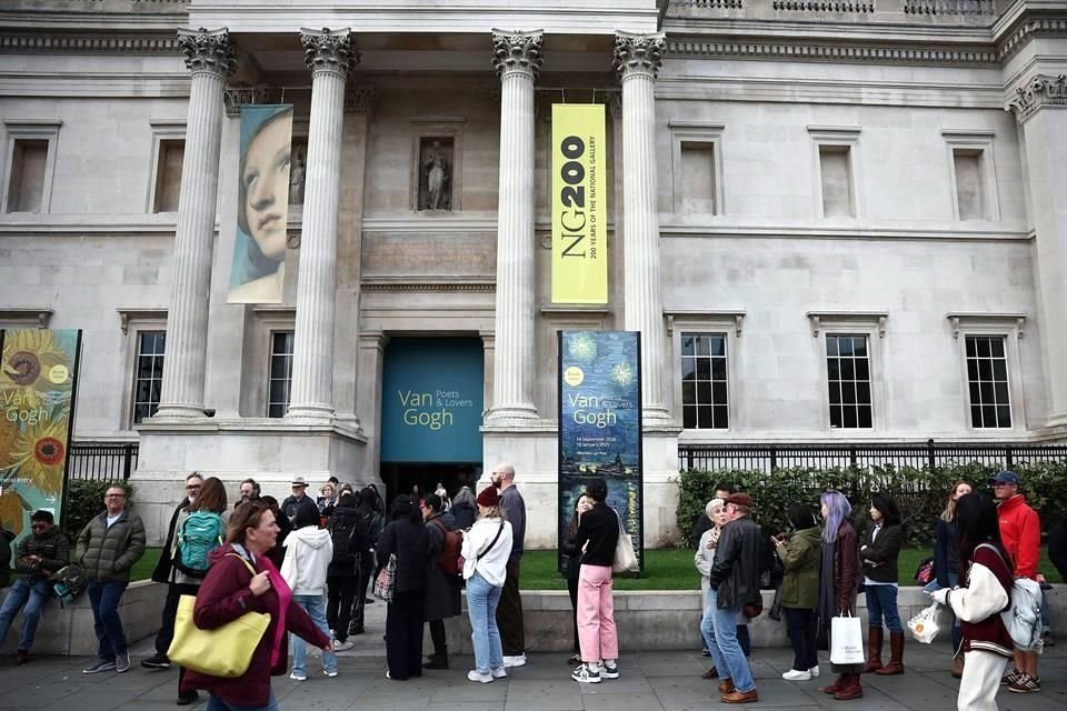 El ataque se llevó a cabo en la exposición 'Van Gogh: poets and lovers (Van Gogh: poetas y amantes)', que se exhibe actualmente en la National Gallery.