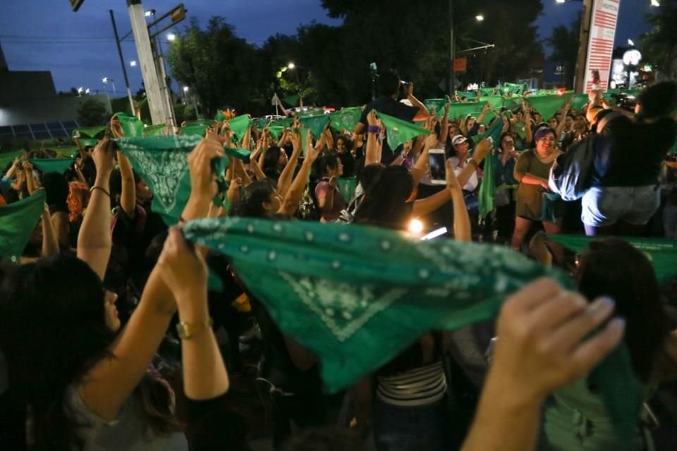 La movilización se realizó para conmemorar el Día de Acción Global para la Despenalización del Aborto Legal, Seguro y Gratuito que se conmemora cada 28 de septiembre.