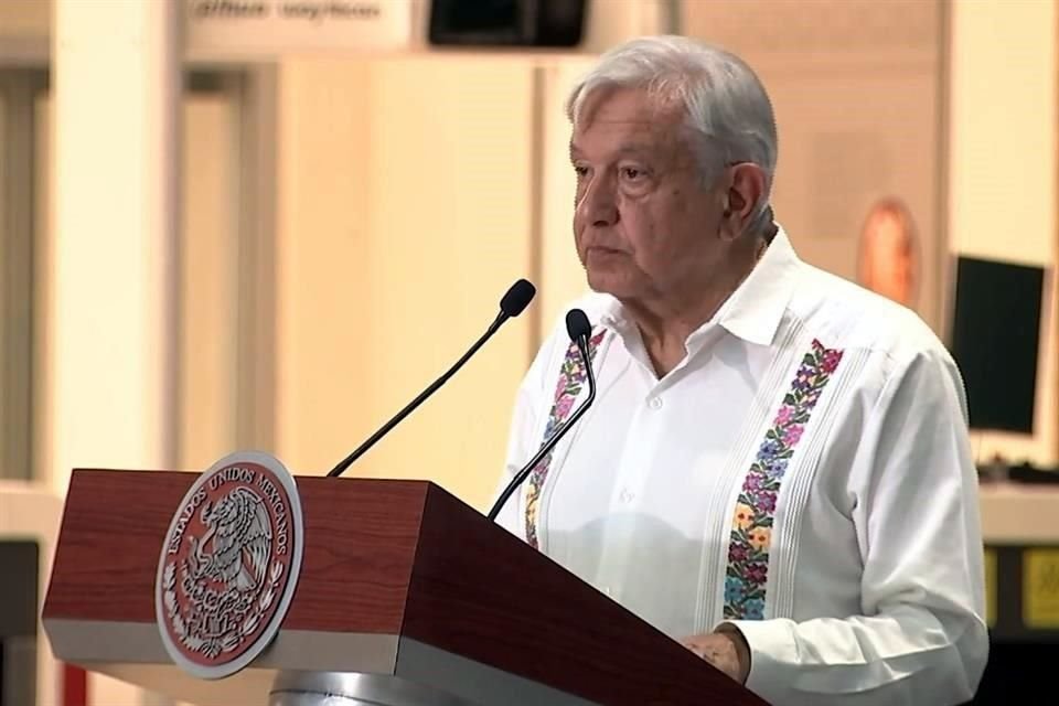 Andrés Manuel López Obrador, Presidente de México, encabezó su último acto de Gobierno en la Estación Chetumal del Tren Maya.