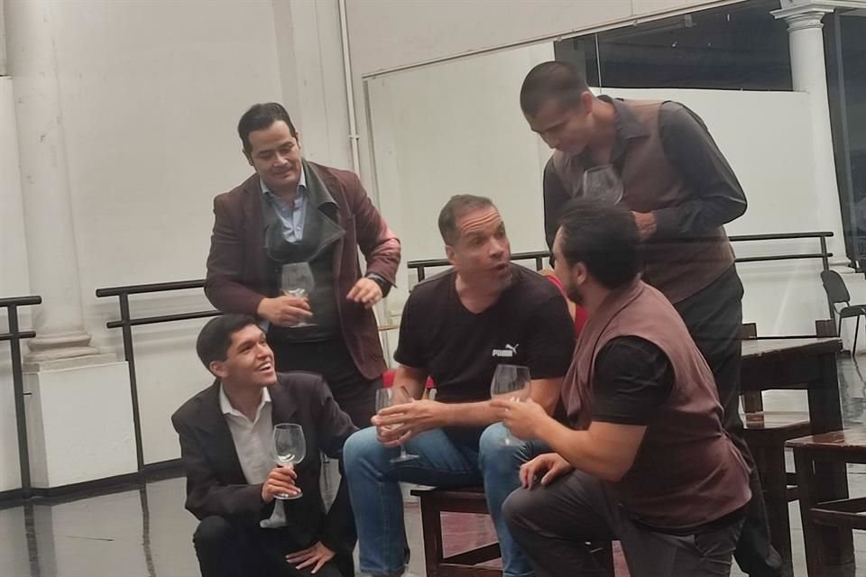 Ensayo de La Boheme.