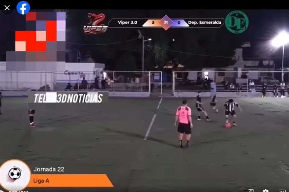 Caso de joven asesinado a golpes en una cancha de fútbol rápido.