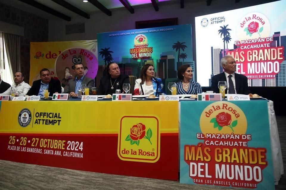 La empresa Dulces De la Rosa buscará batir su propio récord y llevará a Santa Ana, California, el mazapán más grande del mundo.