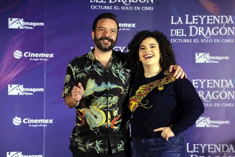 Lucero Mijares y Miguel Burra son las voces latinoamericanas que se escucharán en la cinta animada 'La Leyenda del Dragón', que llega pronto a cines.