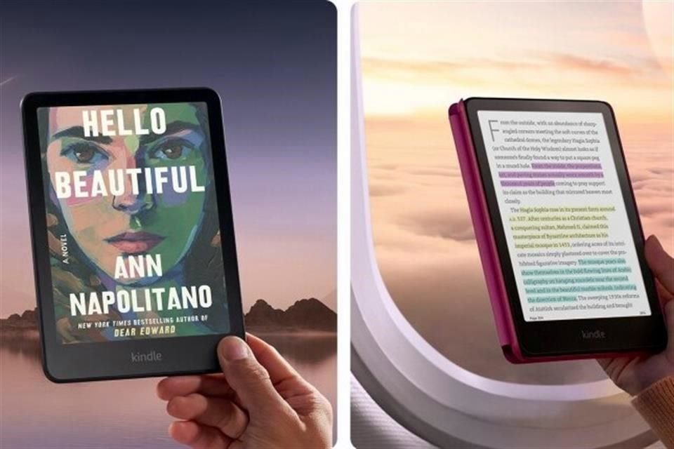 El Kindle Colorsoft permitirá a los usuarios ver portadas de libros e imágenes en color y facilitará que las personas resalten el contenido.