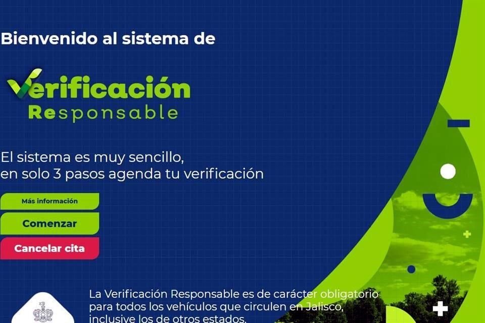 MURAL realizó un ejercicio para sacar cita en el verificentro de Enrique Díaz de León, pero el sistema permitió generar el espacio hasta después del 23 de septiembre.