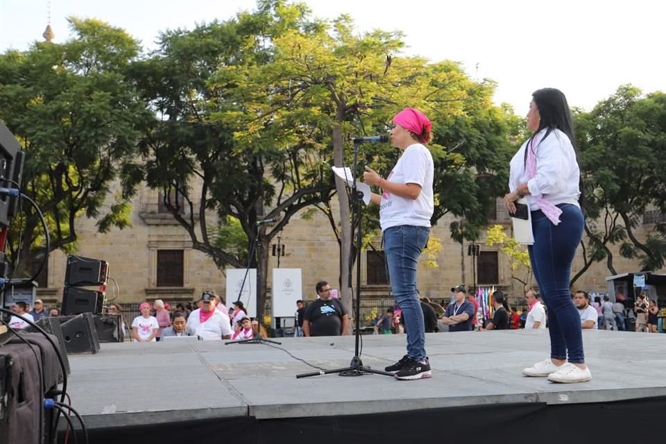 Michelle Arenas, directora del Colectivo Papalotl, compartió su experncia.