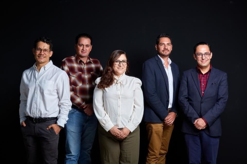 Carlos González Martínez (GDL), David García Camarena (Tlaquepaque), Fabiola Serratos (Tlajomulco), Cristopher de Alba (Zapopan) y Roberto Pérez Magdaleno (Tonalá) se reunieron en el periódico MURAL.