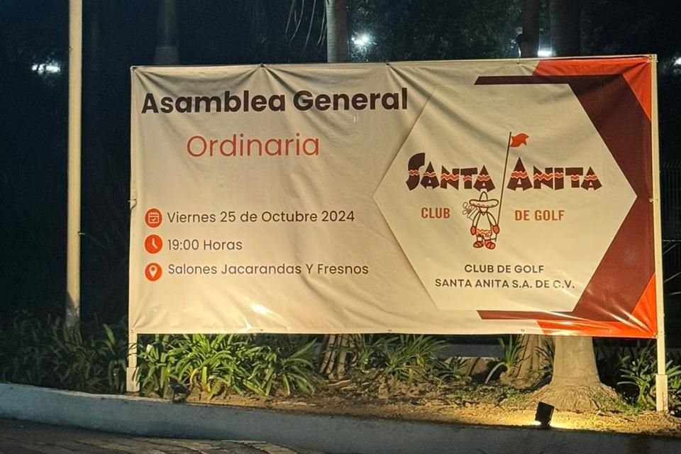 En vías de renovar el Consejo de Administración del Club de Golf Santa Anita, surgen acusaciones sobre 'daño' a esa sociedad mercantil.