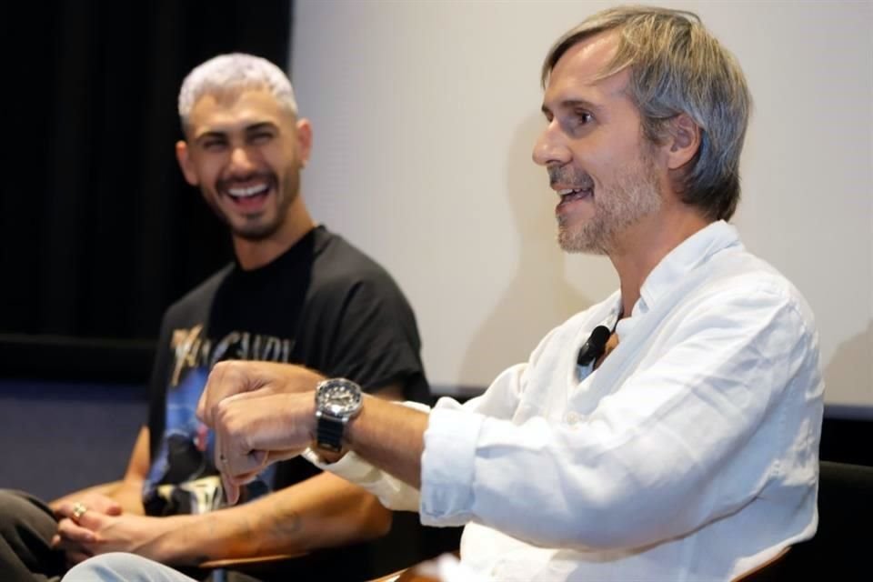 Alejandro Speitzer y Andrés Baiz charlaron con la prensa y el público.