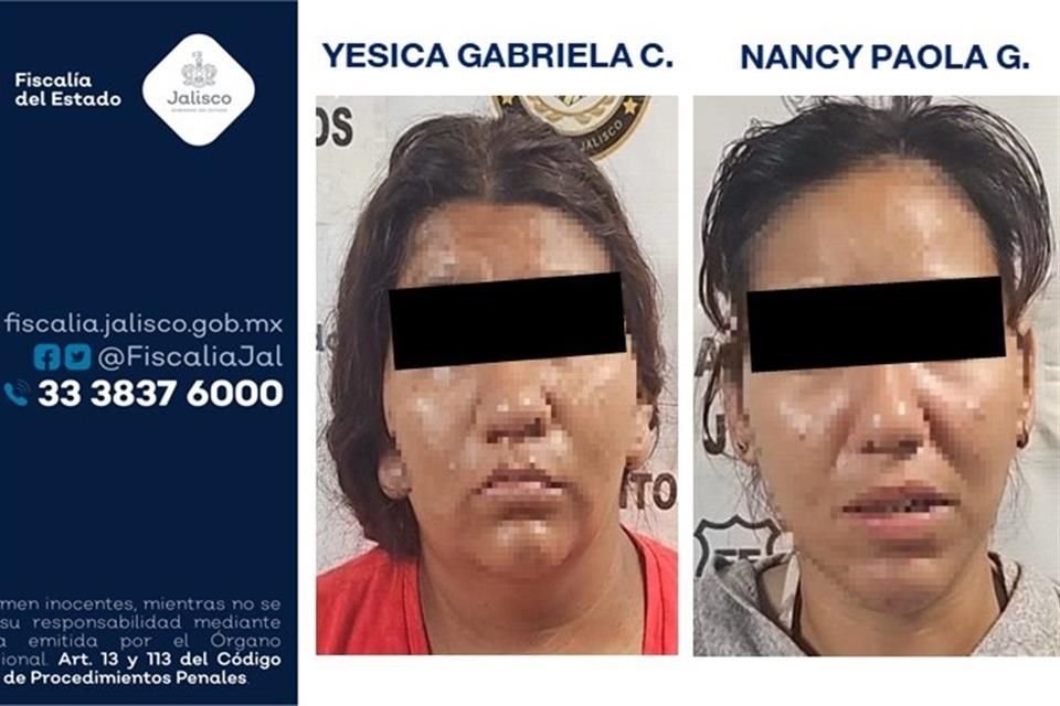 Yesica Gabriela C. y Nancy Paola G. fueron detenidas y enviadas a prisión preventiva por un año.