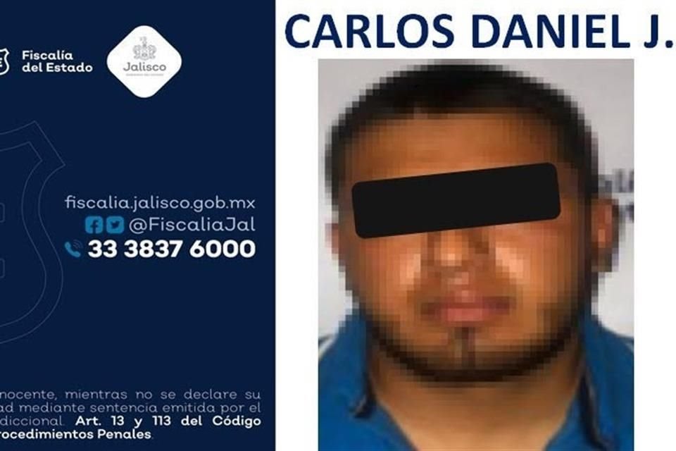 La Fiscalía lo identificó este lunes como Carlos Daniel J., quien fue vinculado a proceso penal por secuestro agravado.