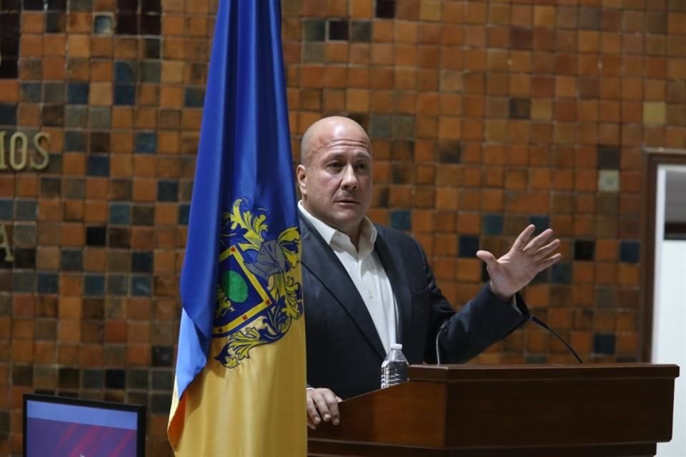 Enrique Alfaro, Gobernador de Jalisco, durante despedida de la Legislatura 63 del Congreso del Estado.