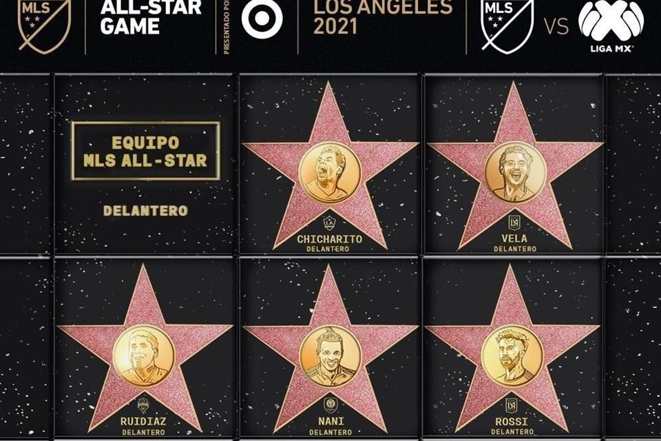 Las estrellas de la MLS fueron presentadas como tales.