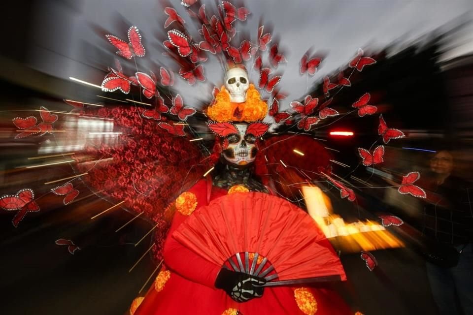 Desfile del Día de Muertos en Guadalajara.