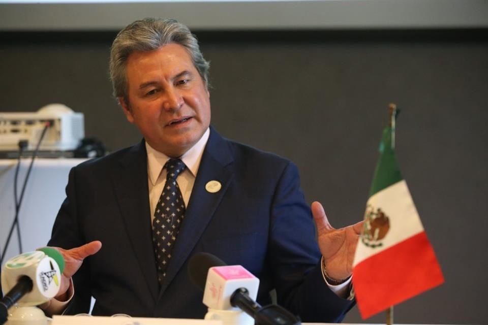 El presidente del Consejo Mexicano de Comercio Exterior (Comce) de Occidente, Miguel Ángel Landeros Volquarts.