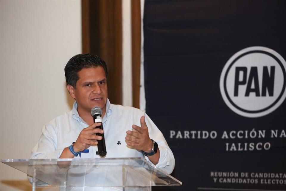 Juan Pablo Colín, dirigente estatal del PAN.