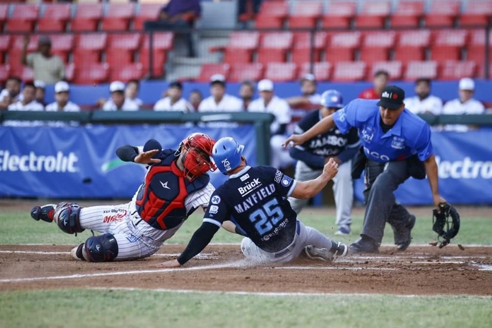 Gracias a un rally de 6 carreras en la segunda entrada, Charros de Jalisco venció 6-1 a los Mayos, para conseguir la barrida en la serie.