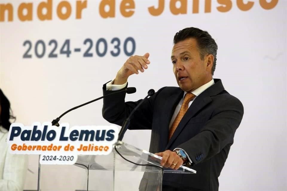 Pablo Lemus, Gobernador electo de Jalisco.