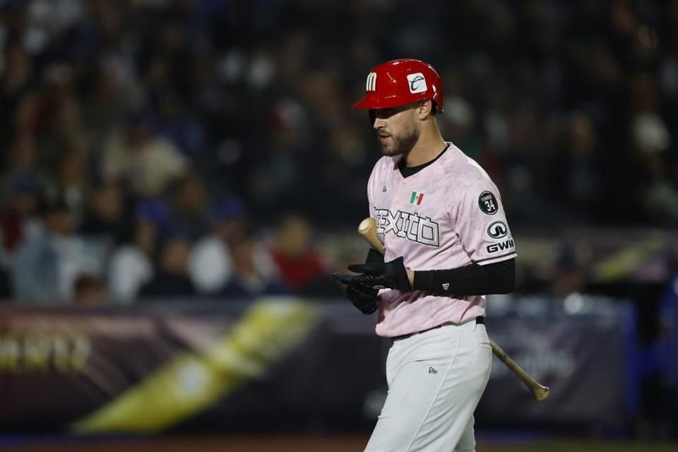 Juego entre las novenas de México y Estados Unidos en el marco del Premier 12, realizado en el Estadio Panamericano.