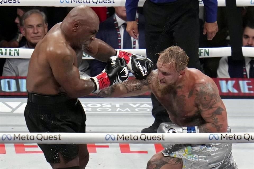 Mike Tyson, ex campeón de los pesos pesados, regresó al ring a los 58 años de edad y cayó ante Jake Paul por decisión unánime.