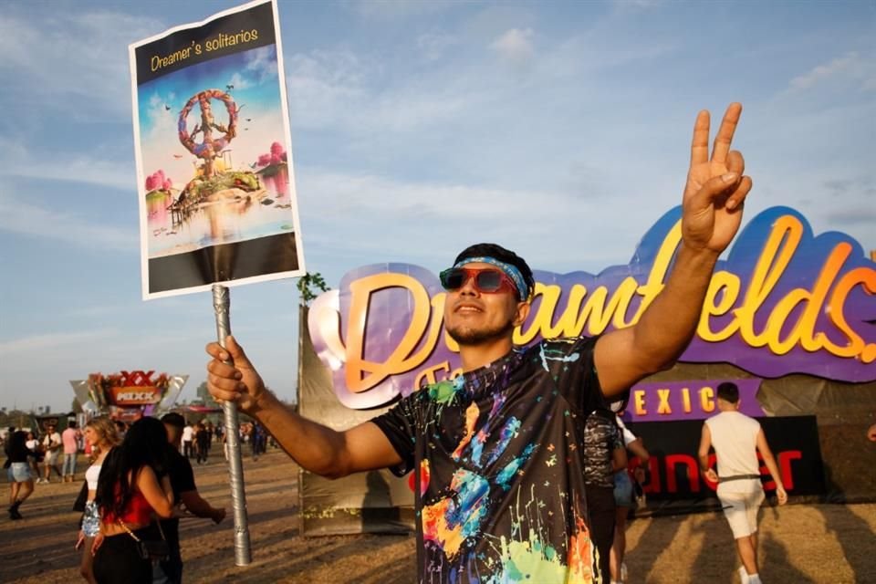 Festival Dreamfields, durante el primer día.