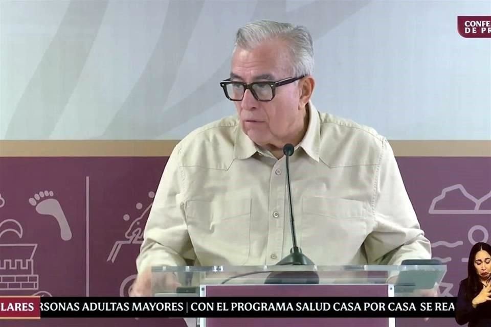 Rubén Rocha, Gobernador morenista de Sinaloa.