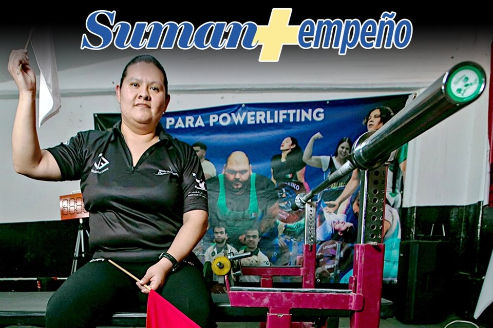 La tapatía Leslie Velasco participó como árbitra de para powerlifting en los Juegos Paralímpicos de París 2024.