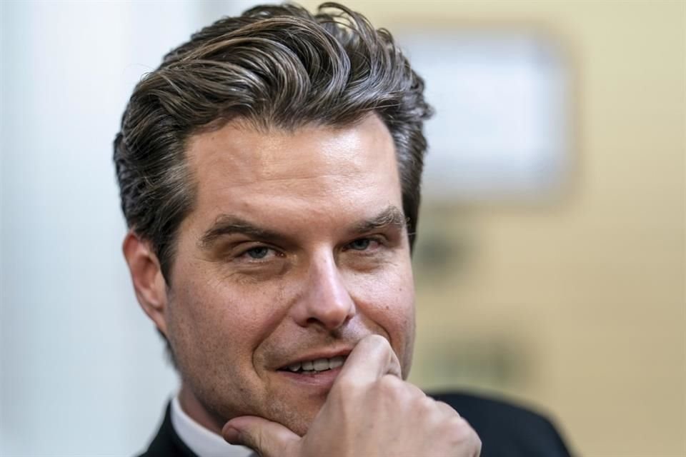 El representante republicano Matt Gaetz en el Congreso en Washington el 22 de septiembre del 2023.