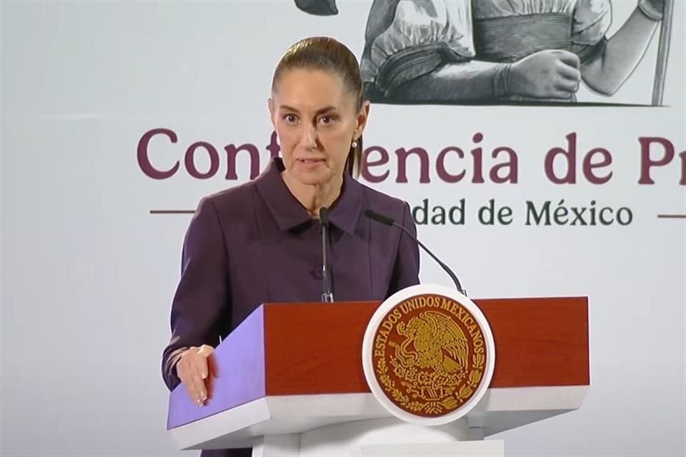 Claudia Sheinbaum, Presidenta de México.