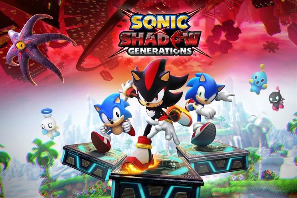 'Sonic X Shadow Generations' nos lleva a través del multiverso con Sonic y Shadow en un remake frenético. Nostalgia, velocidad y acción en un solo paquete.