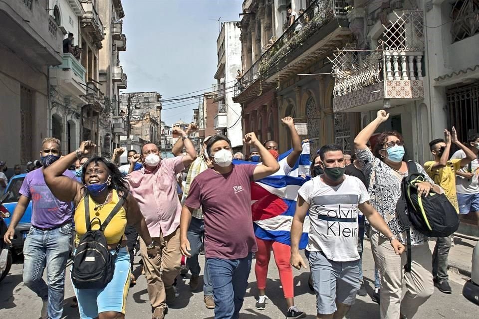 Las protestas en Cuba se extendieron a la mayoría de las ciudades de la isla