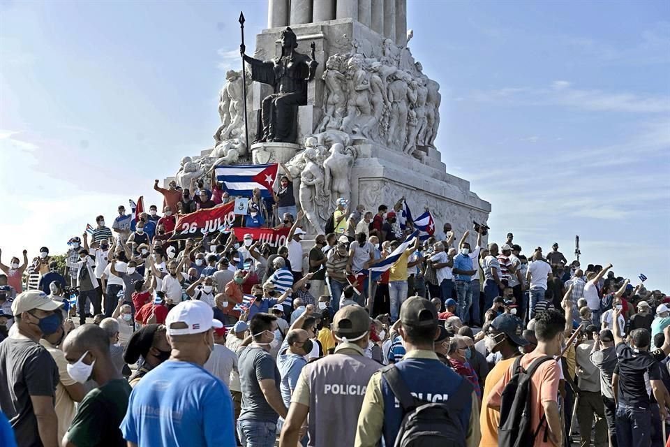 Las manifestaciones en Cuba han sido consideradas las más importantes de las últimas décadas.