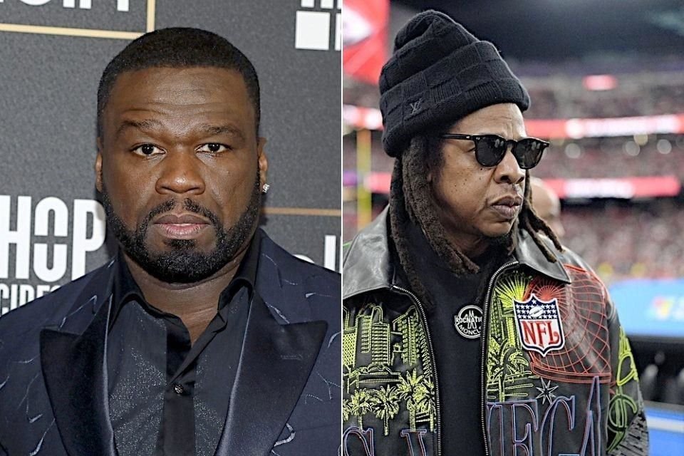 El rapero 50 Cent sugirió en redes sociales que Jay-Z debería perder su contrato como productor de los shows de medio tiempo del Super Bowl.