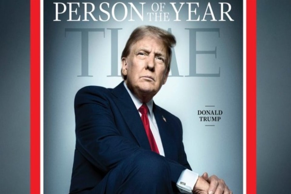 La revista Time nombró a Donald Trump la persona del año 2024 'por impulsar un realinamiento político único en una generación'.