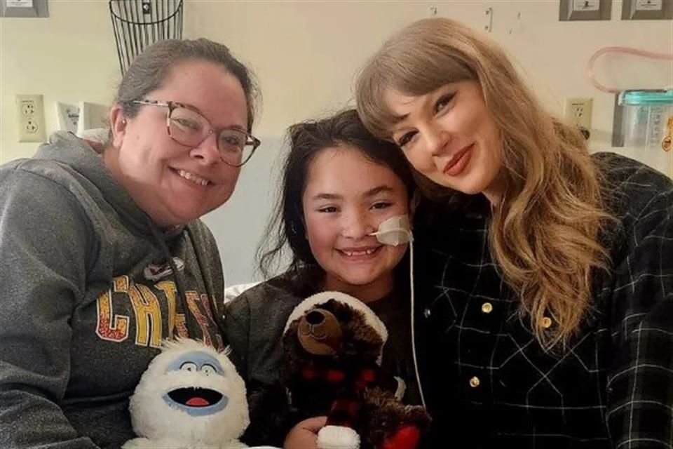 Melissa Nuzum, madre de la paciente de 11 años, Baylee, también compartió en redes sociales que su hija tuvo la oportunidad de conocer a la cantante.