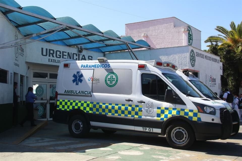 Uno de los heridos recibió atención médica en Cruz Verde Marcos Montero.